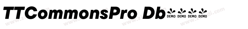 TTCommonsPro Db字体转换